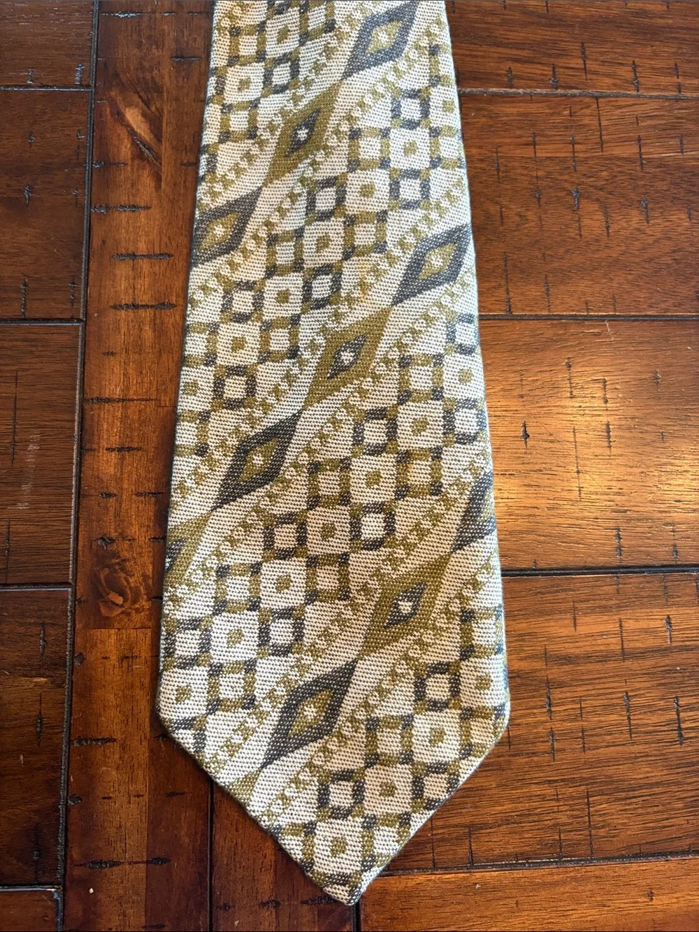 Far Out!  Men’s Vintage Ties Green, Gray, Brown, Tan 70’s, The Wider the Better!